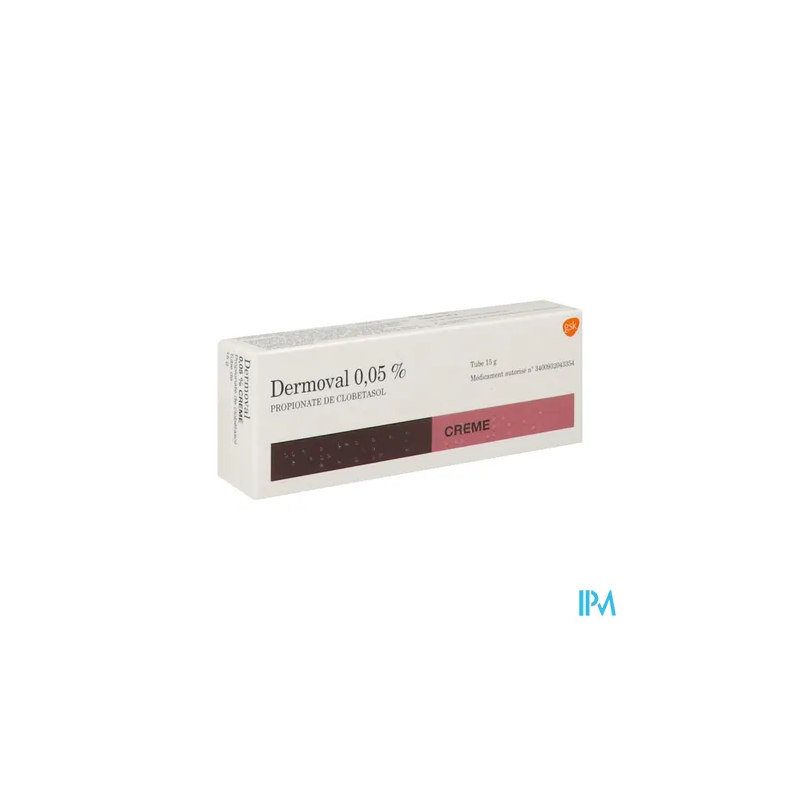 DERMOVAL 0,05% CR TUB 15G