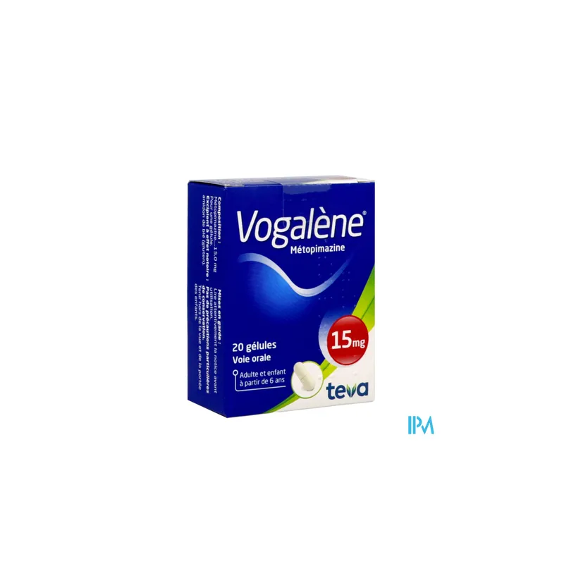 VOGALENE 15MG GELULE 20