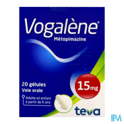 VOGALENE 15MG GELULE 20