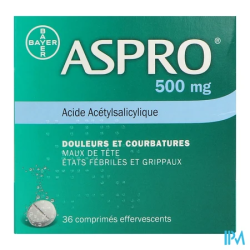 ASPRO 500MG CPR EFF 36