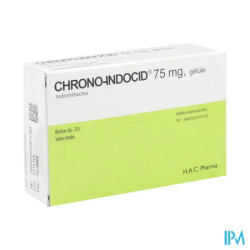 CHRONO-INDOCID 75MG GELULE 20