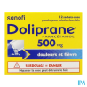 DOLIPRANE 500MG SACHET 12