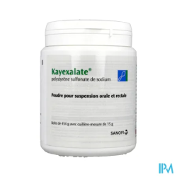 KAYEXALATE PDR ORALE RECTALE 454G