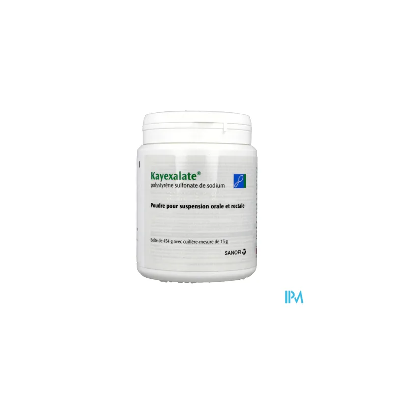 KAYEXALATE PDR ORALE RECTALE 454G