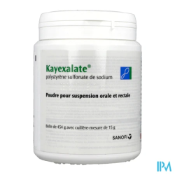 KAYEXALATE PDR ORALE RECTALE 454G