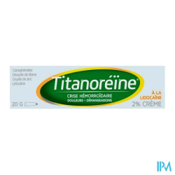 TITANOREINE LIDOCAINE 2% CR TUB20G
