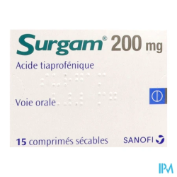 SURGAM 200MG CPR SECABLE 15