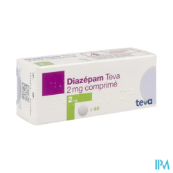 DIAZEPAM 2MG TEVA CPR 40