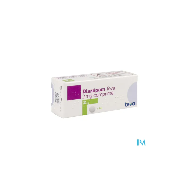 DIAZEPAM 2MG TEVA CPR 40