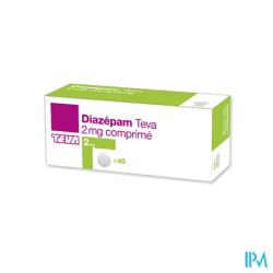 DIAZEPAM 2MG TEVA CPR 40
