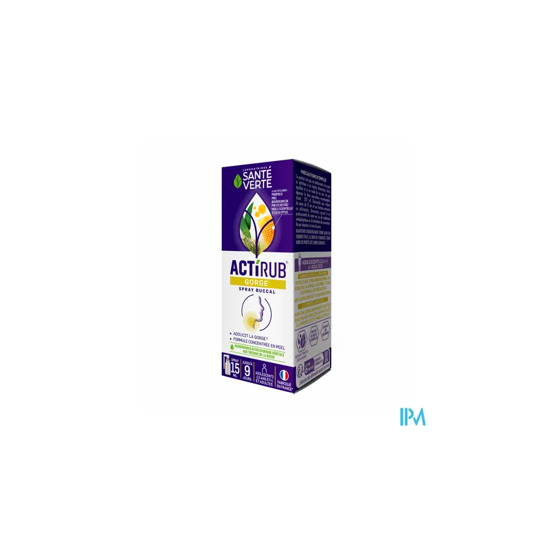 ACTIRUB SANTE VERTE SPR BUCC 15ML