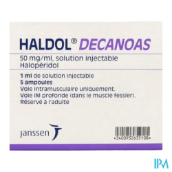 HALDOL DECANOAS 50MG/ML AMP IM 5
