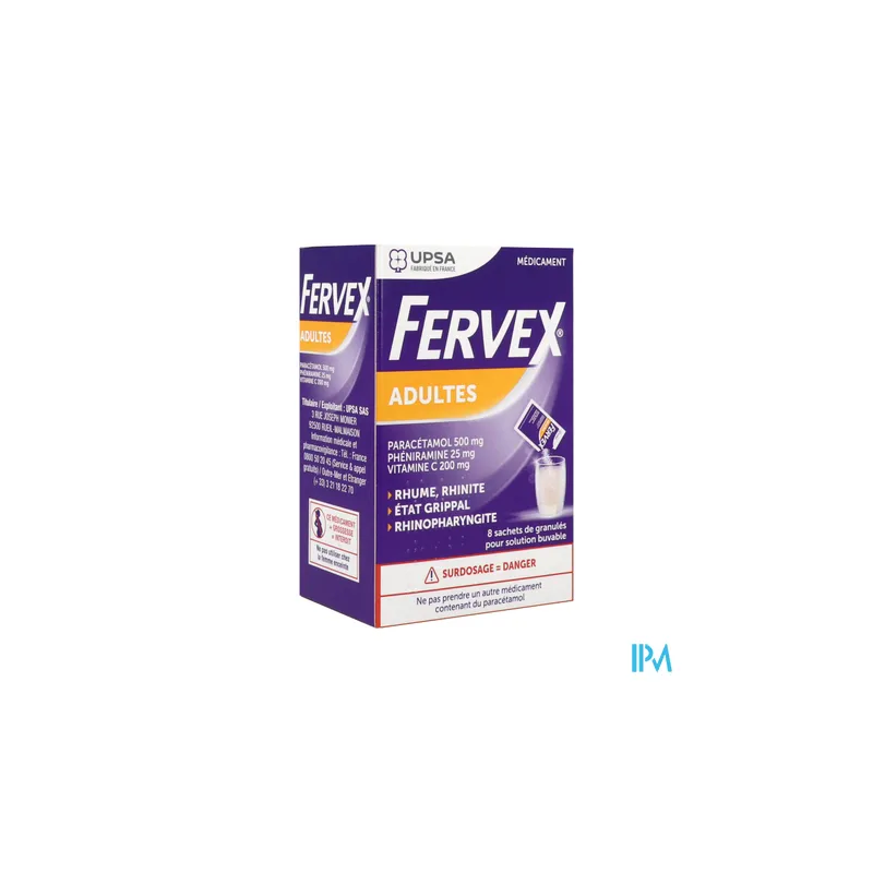 FERVEX ADULTES SACHET 8