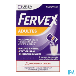 FERVEX ADULTES SACHET 8