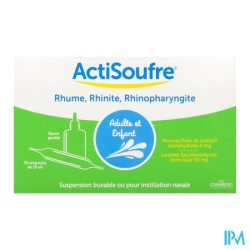 ACTISOUFRE AMP BUV NAS 10ML 30