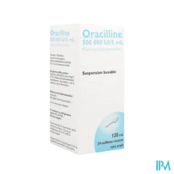 ORACILLINE 500 000UI SUSP BUV120ML