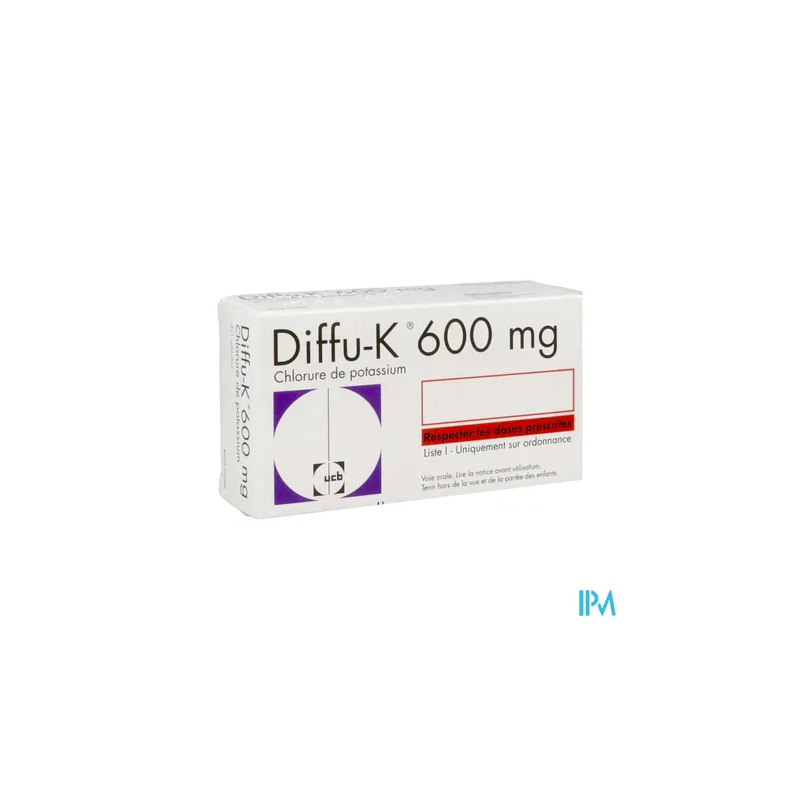 DIFFU-K 600MG GELULE 40