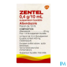 ZENTEL 0,4G/10ML SUSP BUV 10ML