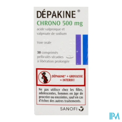 DEPAKINE CHRONO 500MG CPR LP SEC30