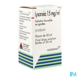 LYSANXIA 15MG/ML SOL BUV 20ML