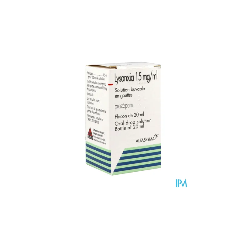 LYSANXIA 15MG/ML SOL BUV 20ML