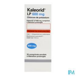KALEORID LP 600MG CPR 30