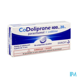 CODOLIPRANE AD 400MG/20MG CPR S 16