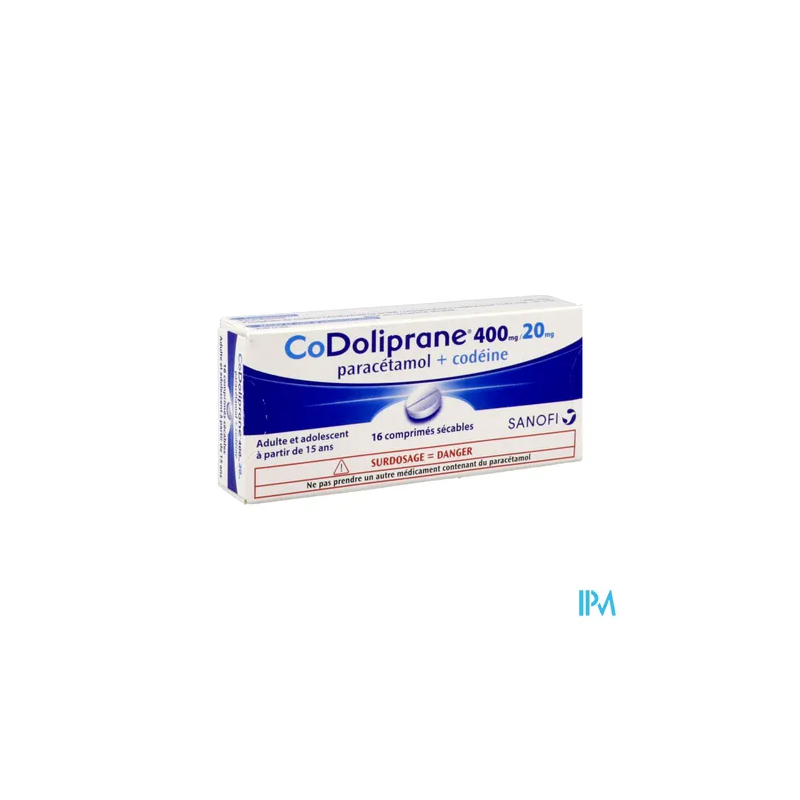 CODOLIPRANE AD 400MG/20MG CPR S 16