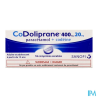 CODOLIPRANE AD 400MG/20MG CPR S 16