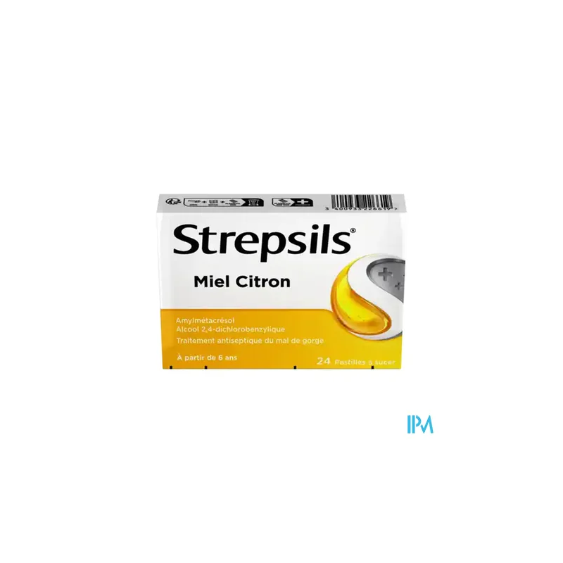 STREPSILS MIEL CITRON PAST 24