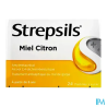STREPSILS MIEL CITRON PAST 24