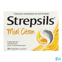 STREPSILS MIEL CITRON PAST 24