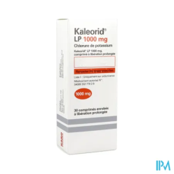 KALEORID LP 1 000MG CPR 30