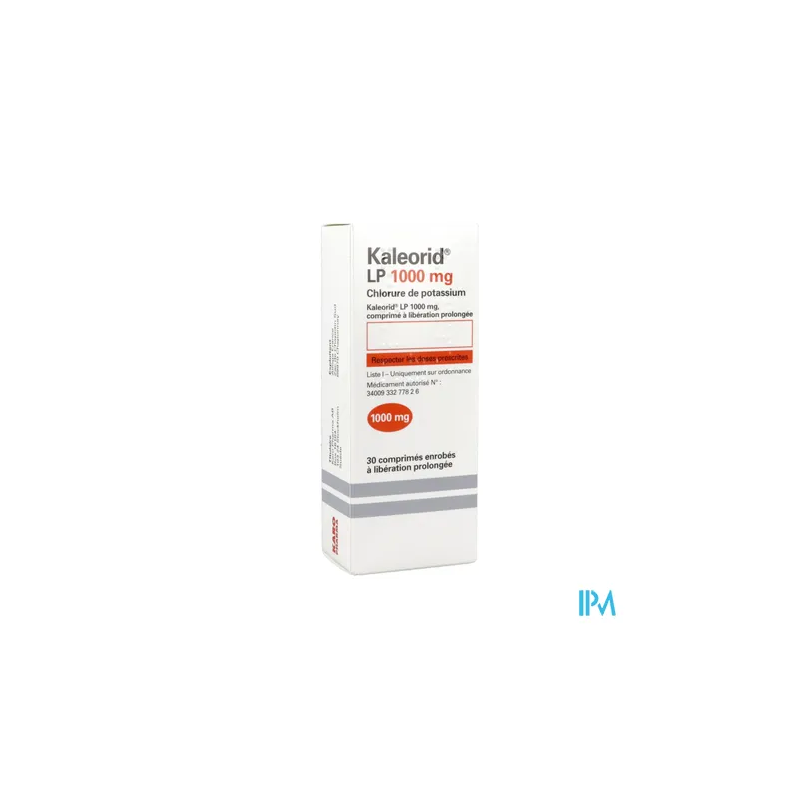 KALEORID LP 1 000MG CPR 30