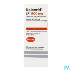 KALEORID LP 1 000MG CPR 30