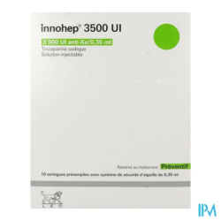 INNOHEP 3 500UI/0,35ML SER SC 10