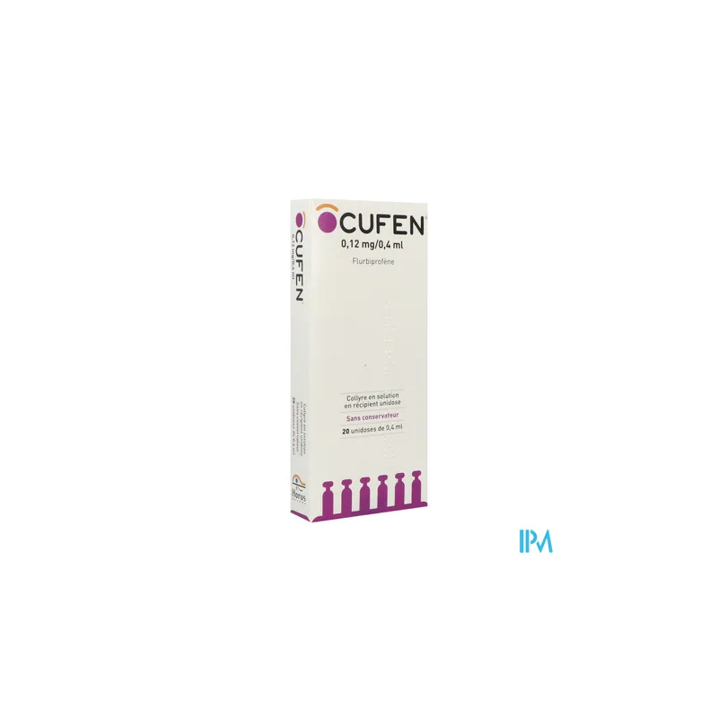 OCUFEN 0,12MG/0,4ML COL UNIDOSE 20