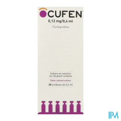 OCUFEN 0,12MG/0,4ML COL UNIDOSE 20