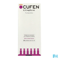 OCUFEN 0,12MG/0,4ML COL UNIDOSE 20