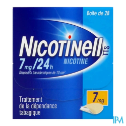 NICOTINELL 7MG/24H TTS D/TRANSD 28