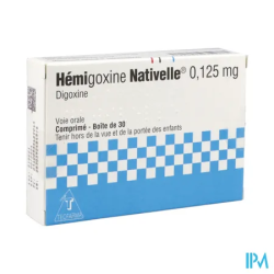 HEMIGOXINE 0,125MG CPR 30
