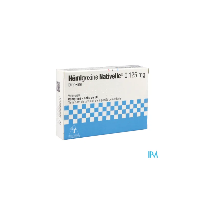 HEMIGOXINE 0,125MG CPR 30