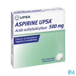 ASPIRINE 500MG UPSA CPR EFF 20