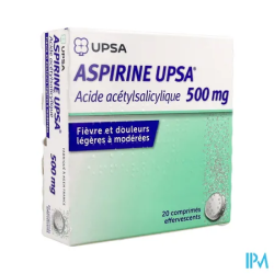 ASPIRINE 500MG UPSA CPR EFF 20