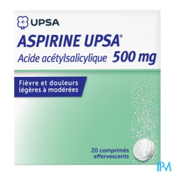 ASPIRINE 500MG UPSA CPR EFF 20