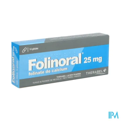 FOLINORAL 25MG GELULE 14
