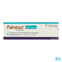 PULMICORT 0,5MG/2ML INH DOSE 20