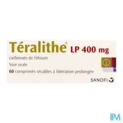 TERALITHE LP 400MG CPR SECABLE 60