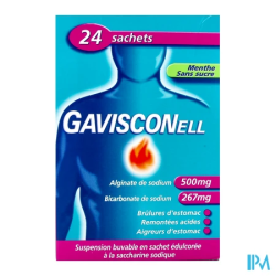 GAVISCONELL MENTHE S/S SACH 10ML24