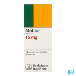MOBIC 15MG CPR SECABLE 10